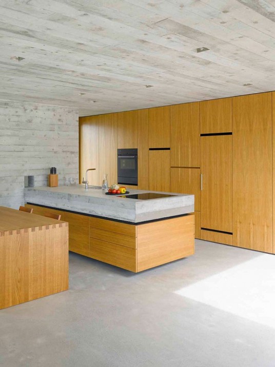 New Concrete House Kitchen Area