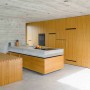 New Concrete House Design by Wespi de Meuron Romeo Architetti: New Concrete House Kitchen Area
