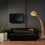 Woobia Lamp Design with Black Sofa