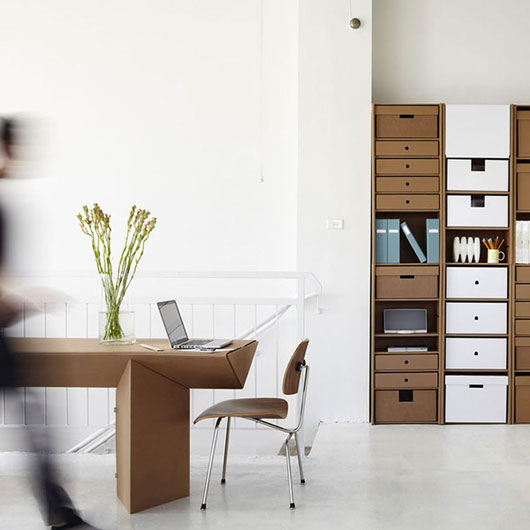 Creative Cardboard Furniture Design Work Place
