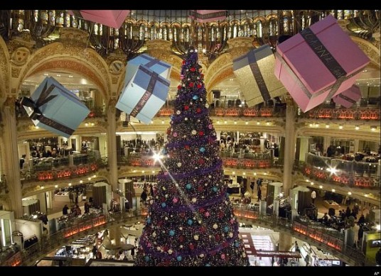 Beautiful Christmas Trees Paris