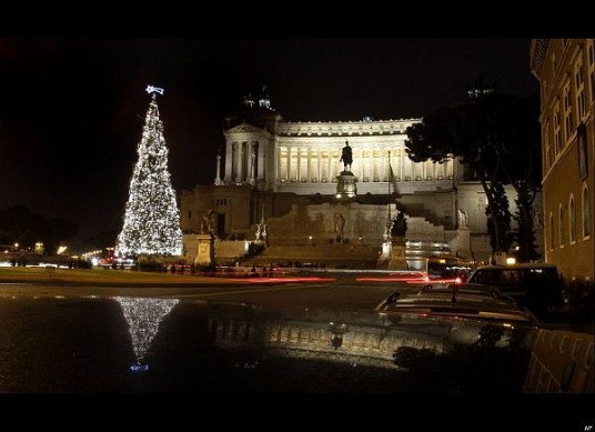 Beautiful Christmas Trees Rome