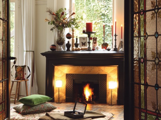 Christmas Fireplace Mantel 2014