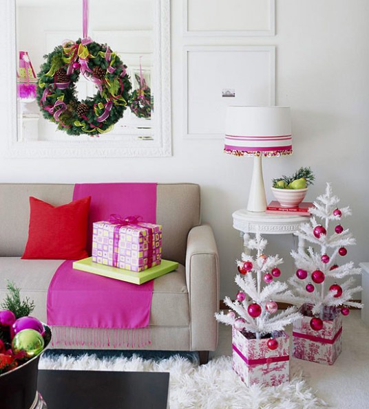 Christmas Living Room Ideas White