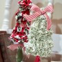 DIY Ruffled Christmas Trees: Ruffled Christmas Trees