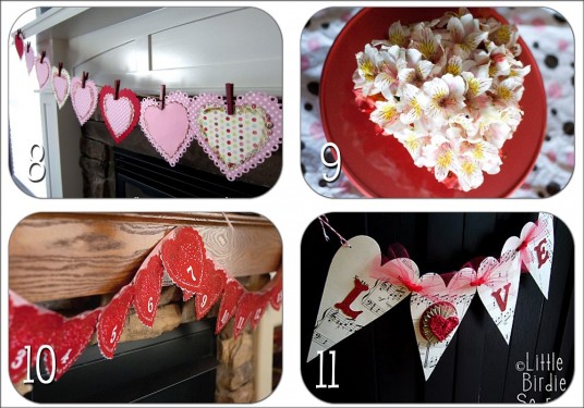 homemade valentine's day decoration
