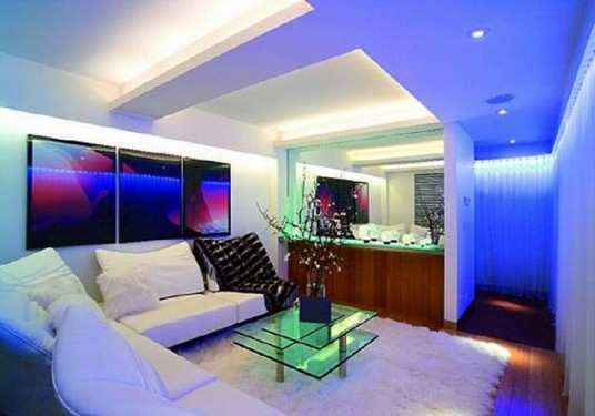 led light home interior design
