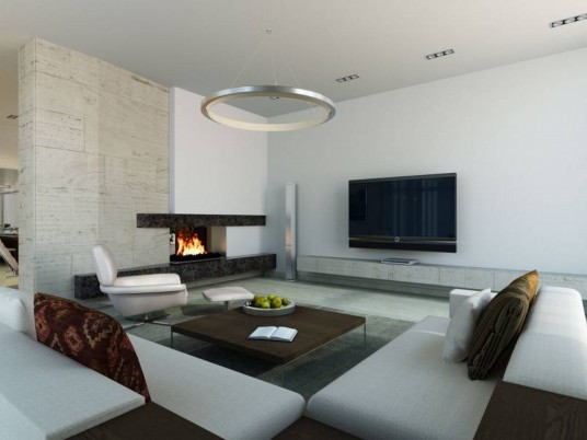 Contemporary Apartment Living Room