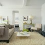 Contemporary Apartment Design with Wonderful Interior: Contemporary Apartment Living Room Design