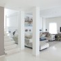 Cool White Interior Design for Your Home: Living Room With White Colour