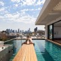 Swimming Pool Design on Fifth Floor in Tel Aviv: Luxurious Swimming Pool Constructed