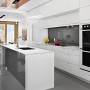 Cool White Interior Design for Your Home: White Modern Kitchen Mixed