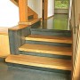 Beautiful Wooden Home in Moji Home: Wooden Home Steps Design