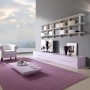 Living room decorating ideas using modern wall shelves: Living Room Decorating Ideas And Colours