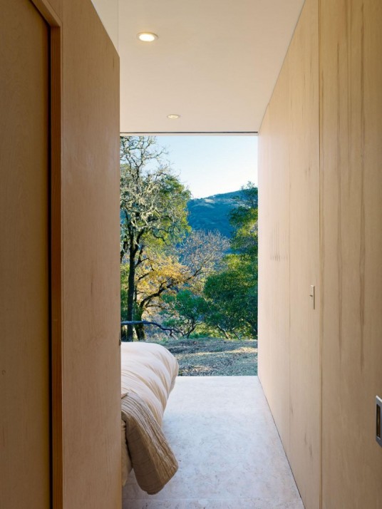Box Home Design Hill Viewed From Bedroom By Mork-Ulnes Architects
