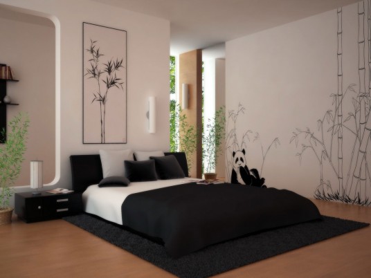 Cool Asian Bedroom Design