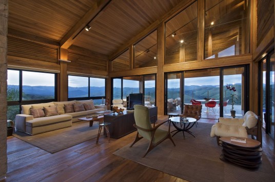 Modern Wooden Interior Beach Home Interior Design