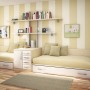 Bedroom Interior Design with Contemporary Bedroom Natural Colours: Natural Color Childrens Bedroom Artwork