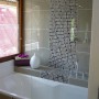 Glass Mosaic Walls Design for Your Home: Vogue Bay Clear & Frosted Glass Mosaic Walls
