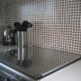 Glass Mosaic Walls Design for Your Home: Vogue Bay Clear & Frosted Mosaic Walls Of Glass
