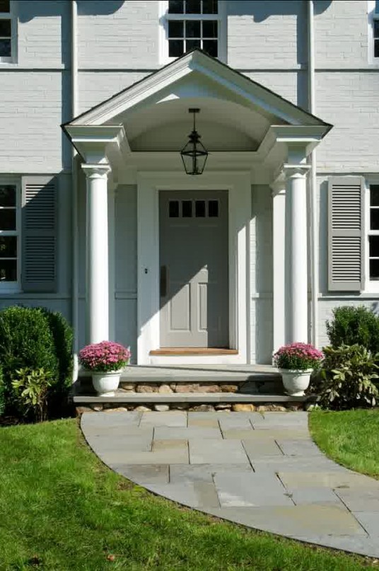 Classic Colonial House Design Facade