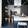 Contemporary Kitchen Interior Design With Elegant Color Combination: Contemporary Kitchen Interior With Horizontal Lines