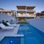Contemporary Transparent Duplex House with Exterior and Interior: Contemporary Transparent Duplex House Design With Pool
