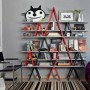 Creative Bookcase Ideas Presenting Answer for Small Rooms: Creative Bookshelves For Small Spaces