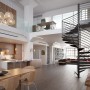Modern Apartment Designs in Different Styles and Senses: Large Modern Apartment Interior Design