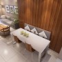 Modern Apartment Designs in Different Styles and Senses: Modern Apartment Design Banquette Space Interior Design