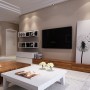 Modern Apartment Designs in Different Styles and Senses: Modern Apartment Interior With Beige  Decorated Ideas