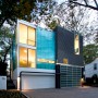 Contemporary Transparent Duplex House with Exterior and Interior: Modern Urban Transparent Duplex Home Design