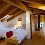 Modern Attic Apartment For Sale In Sweden: Wooden Attic Apartment Bedroom
