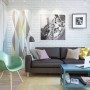 Apartment Decorating Idea with Nine Tips for Making Your Apartment Special: Apartment Decorating Idea Living Room Wall Decoration With Owl Picture