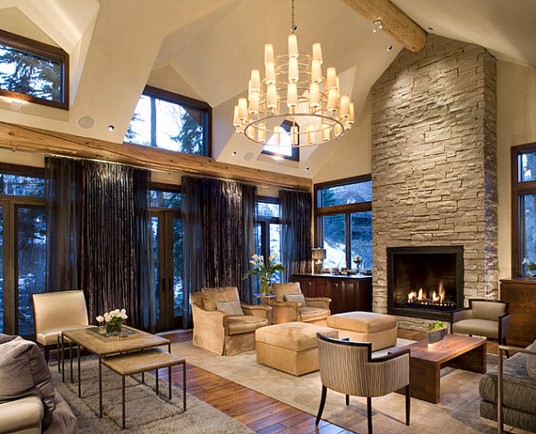 Astonishing Rustic Meets Modern Living Room Interior Decoration Ideas