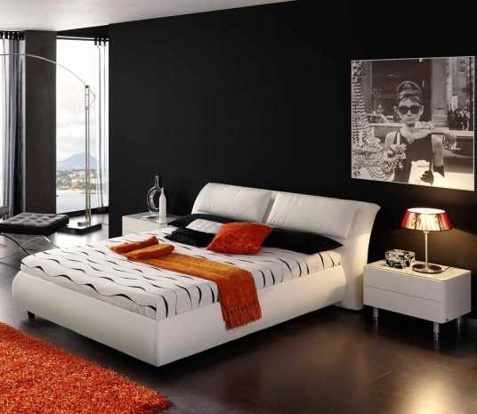 Wonderful Cool Bedroom Color Ideas Men Modern Bedroom Furniture Arch Lamp