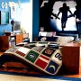 Bedroom Paint Ideas for Man: Men Bedroom Paint Idea With Baseball Theme
