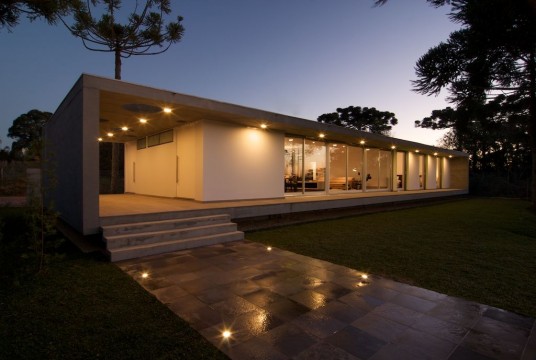 cube house architectural lighting design