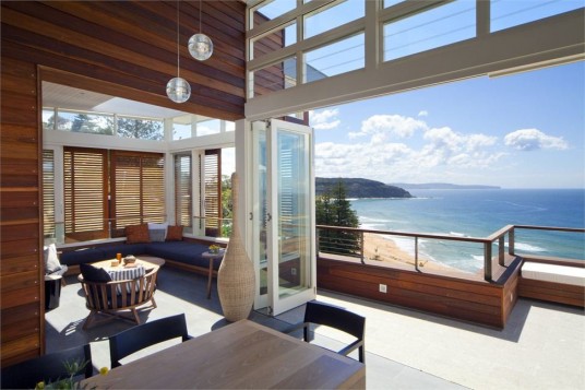 Modern Wood Beach House Architecture