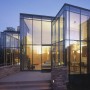 Minimalist Modern Residential Architecture Design: Feldman Dusk Modern Residential Architecture With Glass Wall