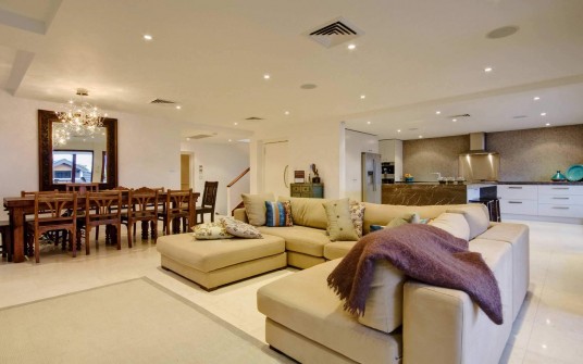 modern luxury big house living room design