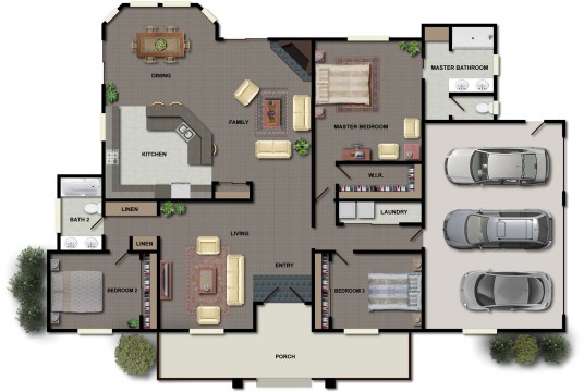New Home Plan Design Idea for New Family