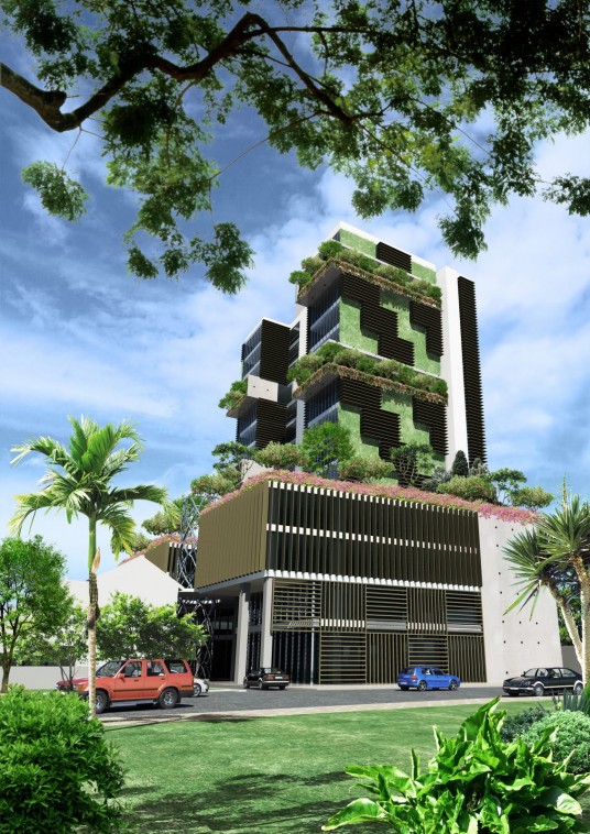 Unique Design Green Architecture