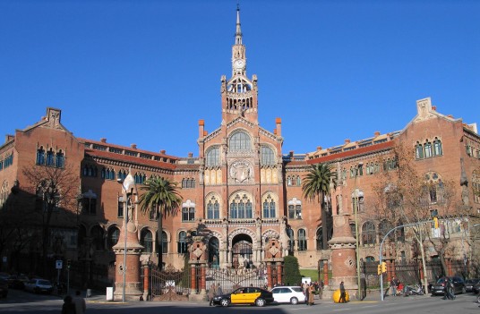 Barcelona Hospital Famous Architecture De La Santa Creu i Sant Pau
