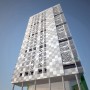 The Grandiose Cool Buildings In The World: Indoor And Outdoor Origami Apartment Cool Building