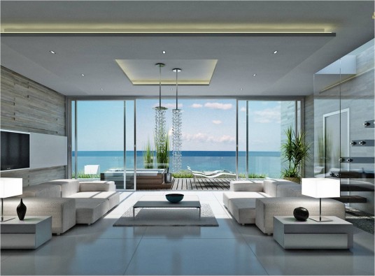 Penthouse at One Zero Ocean in Santa Monica Modern Design