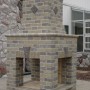 Painting Your Brick Fireplace: Awesome Creative Outdoor Brick Fireplace Design