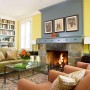 Stunning Fireplace Pictures to Inspire You: Elegant Stone Fireplace For Small Modern Living Room