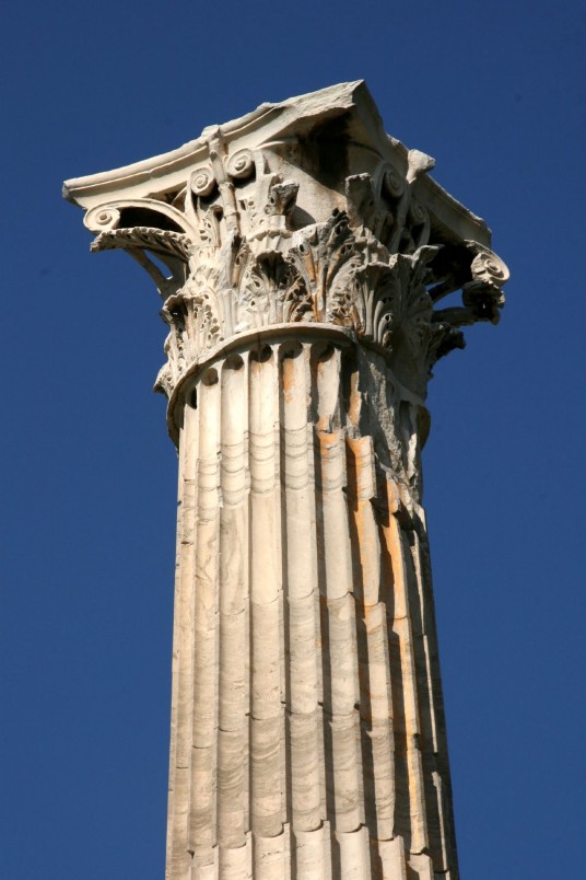 Corinthian Columns The Temple Of Zeus Photo