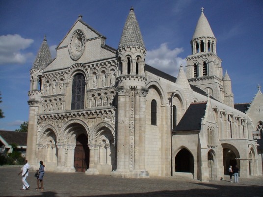Poitiers Notre Dame By Romanesque Architecture
